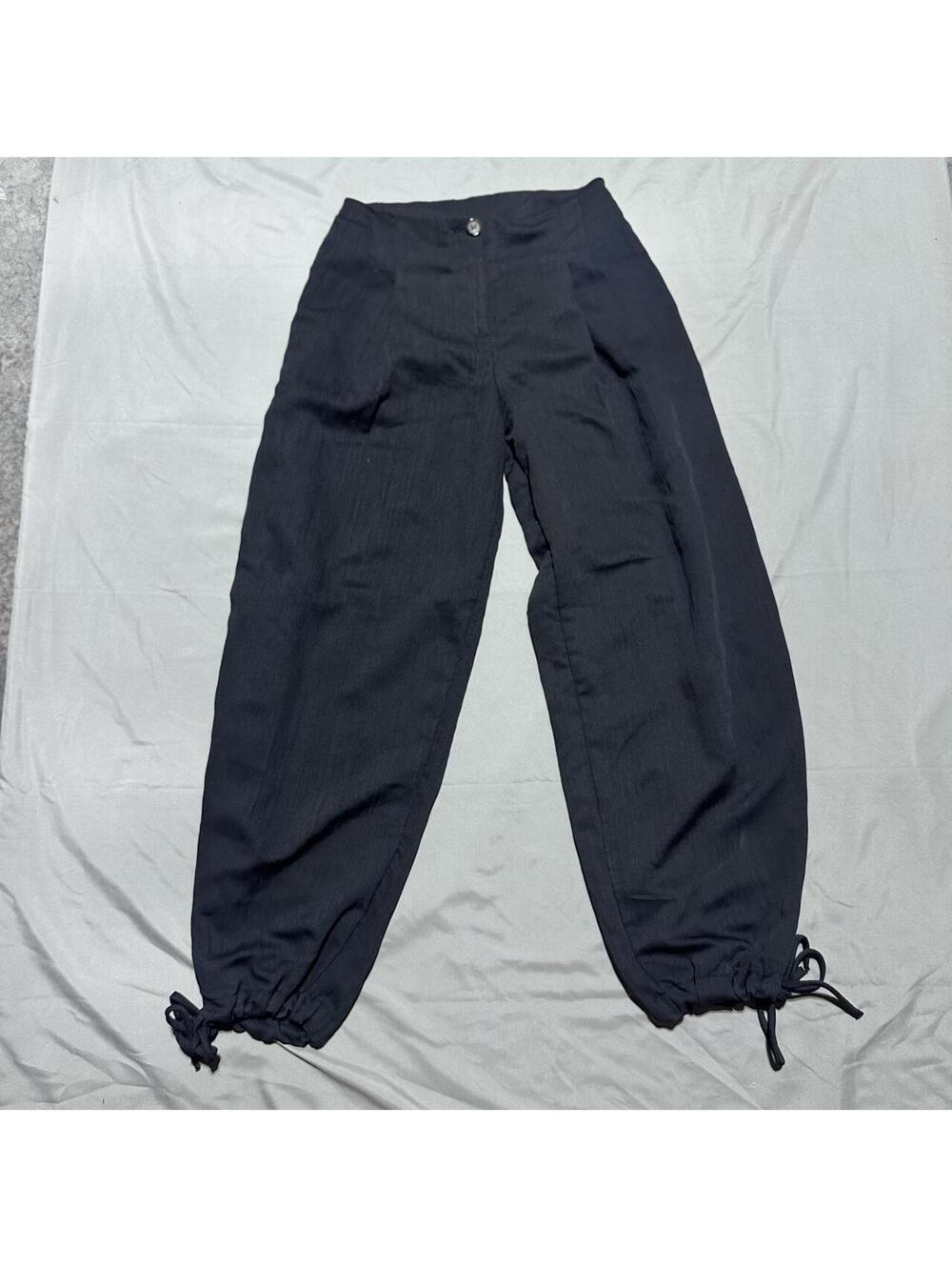 H&M Divided black/charcoal parachute-style pants
